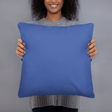 Moor tapestry w/ blue backdrop Basic Pillow