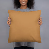When America was great w/ brown backdrop Basic Pillow