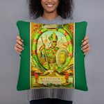 Athabalipa Last King of Inca Empire w/ green backdrop Basic Pillow