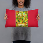 Athabalipa Last King of Inca Empire w/ Red backdrop Basic Pillow