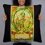 Athabalipa Last King of Inca Empire w/ black backdrop Basic Pillow