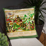 When America was great w/ green backdrop Basic Pillow
