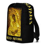 Black Madonna Backpack Black w/ Gold lettering