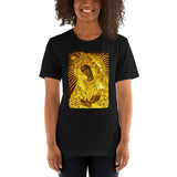 Golden Melanated Madonna Short-Sleeve T-Shirt