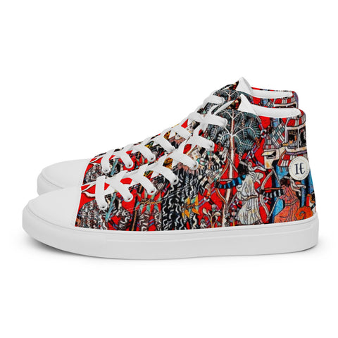 Women’s Moor Tapestry high top canvas shoes